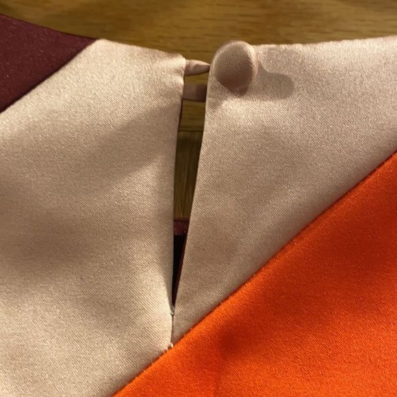 Milly Peau de Soie Seamed Shift Dress - Picture 8 of 8